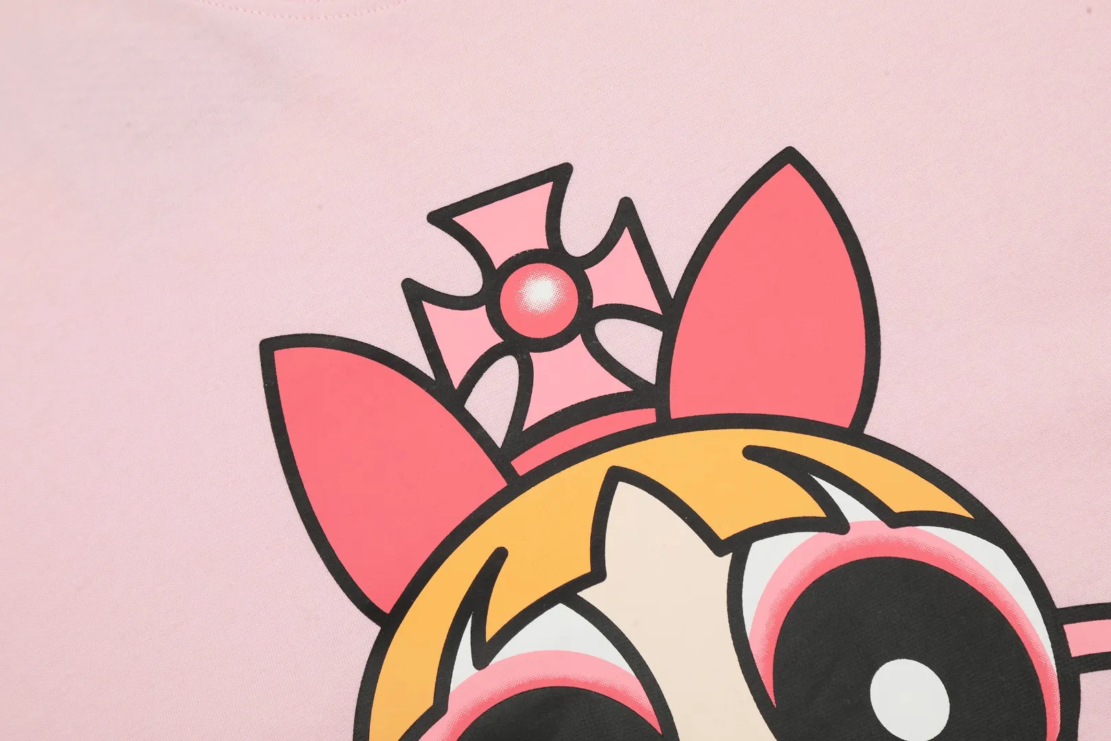 vivienne west wood Vivienne Powerpuff Girls co-branded printed short-sleeves are simply not good-looking! Same style for men and women, the rise of the retro second dimension Color: Huahua (pink) Bubble (blue) Maomao (green) Size: XS-L